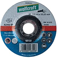 Wolfcraft 1630099 (L) disco de desbarbar- granel PACK 1- plata